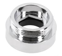 Connettore aeratore per rubinetto in ottone con filettatura esterna, adattatore per risparmio idrico per rubinetto da cucina per beccucci da 16 mm a 28 mm, cromato (filettatura interna 24 mm-22 mm)