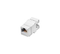 Connettore Alantec MKN-U5-1 RJ45 Femmina Bianco Dritto ABS Melamina
