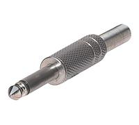 Connettore Alpha Audio Jack, Jack mono 6,3 mm, Per cavi con diametro fino a 6 mm
