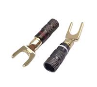 Connettore altoparlante Spina a banana a spina a banana 50 pz/lotto Connettore altoparlante da 4 mm Spina di bloccaggio a vite(8 Pieces)