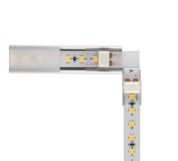 Connettore Angolare 10mm 2pin - conf. 2pz Per Striscia IP20 (non siliconate)