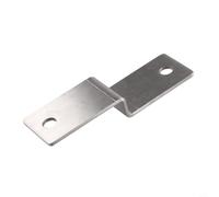 Connettore angolare a forma di Z in acciaio inossidabile ispessito per armadi, resistente alla ruggine, per carichi pesanti (20 mm)