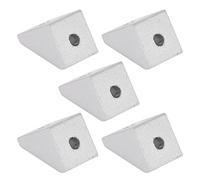 Connettore angolare angolare Staffe ad angolo retto in alluminio 5 pezzi Supporto triangolare rinforzato per robot intelligenti Accessori meccanici fai-da-te (3204-0001-0001)