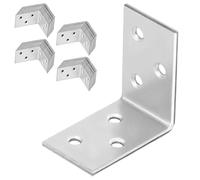 Connettore angolare da carpentiere KOTARBAU® in acciaio inox zincato, 40 x 40 x