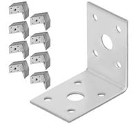 Connettore angolare da carpentiere KOTARBAU® in acciaio inox zincato 50 x 50 x 3
