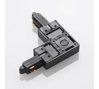 Connettore angolare Lindby Linaro, nero, sistema monofase LINDBY