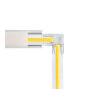 Connettore Angolare per strisce LED COB Monocolore 10mm 2 contatti CF 2PZ