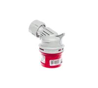 Connettore angolare portatile 16A 5P 400V rosso IP44 TWIST 7415-6