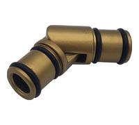 Connettore angolare regolabile per bastone tenda oro Ø 2 cm Oro