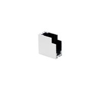 CONNETTORE ANGOLARE VERTICALE BIANCO INTERNO PER BINARIO DAVINCI 5,5X4,2X2,6CM