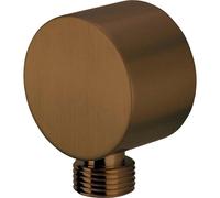 Connettore angolato flessibile rotondo Idrostile bronzo spazzolato Bronzo spazzolato