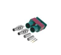 Connettore antenna ANT.CONN.05 - Fakra dritto, doppio verde 4CARMEDIA