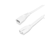 Connettore antenna - connettore TV ad angolo retto, colore bianco, ideale per ottimizzare lo spazio e facilitare il collegamento delle antenne.