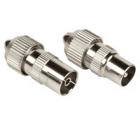 Hama Connettore antenna Coax Set 2 Pz metal 7205211