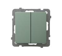 Connettore AS doppia croce verde opaco LP-19G/m/84