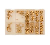 Connettore Assortito In Ottone Metrico Con Barile E Olive Gradinate 200pc 31887