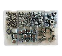 Connettore Assortito MM Nyloc Dadi In Acciaio Scatola 220pc 31861