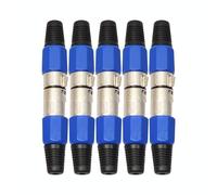 Connettore audio con presa jack a 3 pin XLR maschio femmina in metallo a 5 coppi