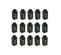 Connettore Audio Femmina da 100 Pezzi da 3,5 Mm Presa Jack per Cuffie DIP un 4 Pin PJ-320A