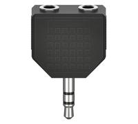 Hama Cavo 3,5 mm M a 2x jack 3,5 mm H Argento
