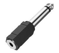 Hama Adattatore audio, jack femmina 3,5 mm Mono - Jack maschio 6,3 m Mono