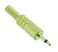 Connettore Audio Jack 2.5mm Mono Oro Switch Electronics Adattatore Saldatura