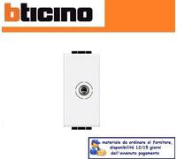CONNETTORE AUDIO JACK 3.5 BTICINO LIVING LIGHT N4280 BIANCO