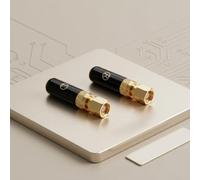 Connettore audio placcato oro per riparazione cuffie HIFIMAN (argento) | Precisione adatta per he400, HE500, HE600, nucleo puro, garantisce una trasmissione stabile del segnale, facile saldatura