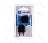 Connettore audio-video da 3,5 a doppio canale femmina a 2RCA maschio e da 3,5 m