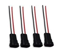Connettore Auto 4 pezzi H8 H11 presa cablaggio adattatore base spina maschio femmina connettore luci auto cavo di estensione(4Pcs Male)
