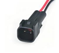 Connettore Auto Cablaggio Per Fari Fendinebbia Connettori Automobilistici 2P E-4014 E-4011 E-4014A E-4011A E-4014B E-4011B(Black Male)