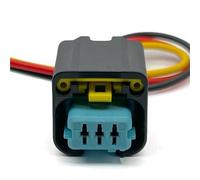 Connettore Auto Compatibile Con Citroen 3 Pin Sensore Albero Motore Auto Cablaggio Spina Connettore Elettronico Impermeabile 1801179-1 1801179-2 1801179(Blue)