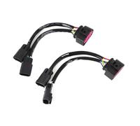 Connettore Auto Compatibile con Dodge per Ram 2009-2018 Cablaggio di conversione Connettore a spina Quad Housing per proiettore faro 2 pezzi