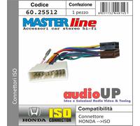 CONNETTORE AUTORADIO DA ORIGINALE A ISO PER HONDA CIVIC DAL 1995 AL 2000