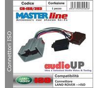 CONNETTORE AUTORADIO ISO COMPATIBILE PER VOLVO C70 DAL 2005 IN POI - MASTERLINE