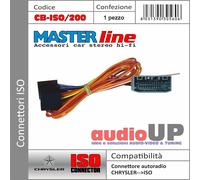 CONNETTORE AUTORADIO ISO ORIGINALE PER CHRYSLER VOYAGER DAL 2008 IN POI.