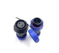 Connettore Aviation Plug SP17 2 poli, maschio spina e femmina presa connettore IP68 2 pin Aviation Plug per le lampade all'aperto usate 500V 10A