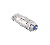 Connettore aviazione 12 mm XS12 Quick Push-Pull Circolare Square Socket 2pin3pin4pin5pin6pin7pin 3A 400v maschio e femmina 1 pz (3P femmina)