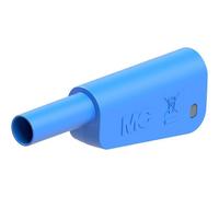 Connettore Banana Impilabile 4Mm Con Molla Multilam, 1Kv, 32A, Blu 66.2024-23
