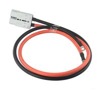 Connettore batteria per Anderson, 175 A, 600 V, 2 AWG, cavo pre-terminato con terminali M8 per carrelli elevatori, auto da corsa, camper, autobus e marina