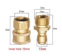 Connettore beccuccio in rame robusto per lavatrici ad alta pressione lunga durat