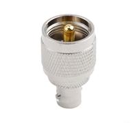 Connettore BNC maschio antenna CB 27 MHz con design a frusta flessibile e base di montaggio magnetica (connettore)