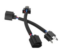 connettore Cablaggio 2 Pezzi adattatori per connettori a Spina con Presa Femmina H4 9003 Maschio per fari H13 9008