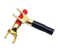 Connettore cavo for altoparlante audio a banana placcato oro da 4 mm Set da 24 pezzi Connettore a banana Connettore for altoparlante audio(12 Pieces)