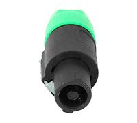 Connettore Cavo Speakon Impermeabile NL4FC da 10 Pezzi con Alimentazione 30A per Sistemi Audio Professionali Rosso/Verde/Blu/Arancio/Giallo (GREEN)