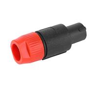 Connettore Cavo Speakon Impermeabile NL4FC da 10 Pezzi con Alimentazione 30A per Sistemi Audio Professionali Rosso/Verde/Blu/Arancio/Giallo (rosso)