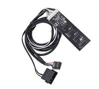 Connettore cavo splitter USB 2.0 per scheda di estensione maschio da 1 a 4 pin per scheda madre adattatore moltiplicatore di porte connessione disco rigido