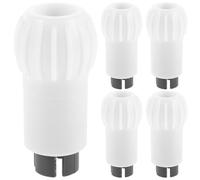 Connettore Centrale per Asta Infusione 25mm a 19mm, Plastico, 5 Pezzi | Asta Infusione e Asta Flebo, Sgancio Rapido, Ricambio per Clinica, Bianco