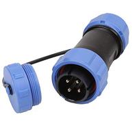 Connettore circolare filettato in linea, 4 poli, 7-12 mm, IP68