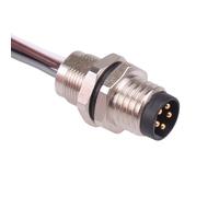 Connettore Circolare IP67 M8 Maschio Precablaggiato 5 Vie da Pannello 3A